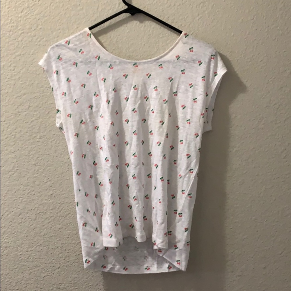 Vintage cherry printed tee